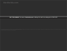 Tablet Screenshot of bla-bla-bla.com